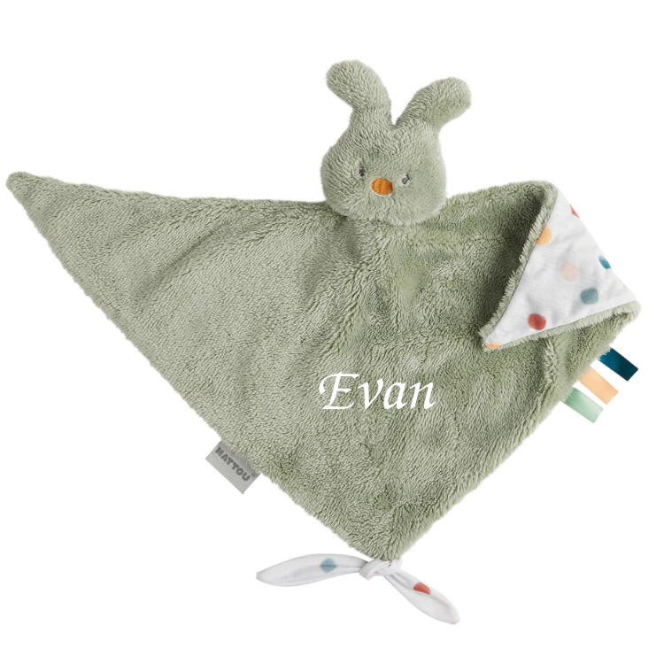  - tipidou - maxi lapin vert 40 cm 